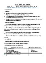 Giáo án Hoạt động trải nghiệm Lớp 2 (Chân trời sáng tạo) - Tuần 12, Chủ đề Kính yêu thầy cô, thân thiện bạn bè (Tiết 4)